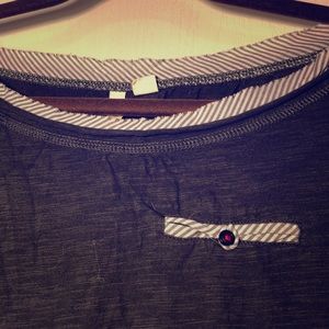 Anthropologie T-shirt w/Striped Accents